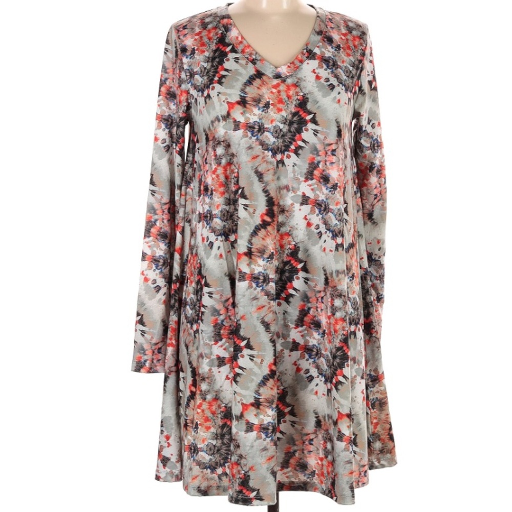Bokabuku Floral Long Sleeve Dress